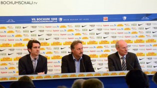 Pressekonferenz mit neuem VfL Bochum Cheftrainer Peter Neururer