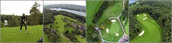 Luftaufnahmen vom VfL Partner-Golfturnier, Fliegender-Kameramann.de