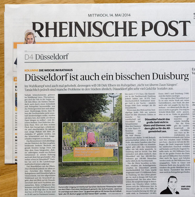 Düsseldorf ist auch ein bisschen Duisburg