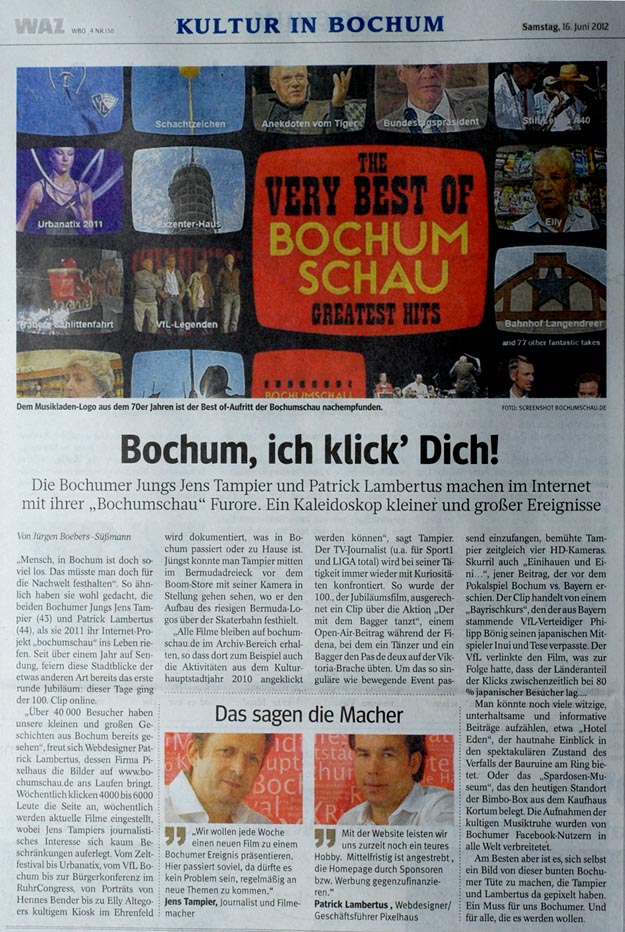 Bochum, ich klick’ Dich!