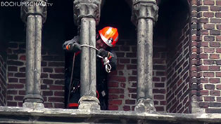 Bauarbeiten Musikzentrum Bochum Höhenretter Messpunkte Marienkirche