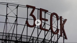 Bermuda3eck Bochum: Roter Schriftzug als neues Markenzeichen