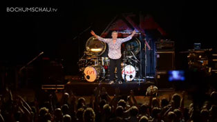 Schlagzeugsolo von Schlagzeug-Legende Carl Palmer, ASIA Konzert Bochum