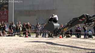 "Schwertransport" Der mit dem Bagger tanzt, Fidena in Bochum