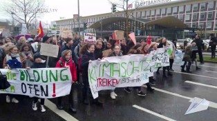 Fridays for Future Bochumer Schüler demonstrierten für den Klimaschutz