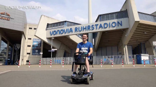 Dr. Henry Wahlig (HSP-Betroffener) läuft 18,48 km um das Bochumer Ruhrstadion