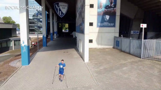 Dr. Henry Wahlig (HSP-Betroffener) läuft 18,48 km um das Bochumer Ruhrstadion