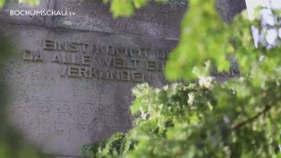 Der Kopf des Soldaten vom Kriegerdenkmal in Bochum-Langendreer