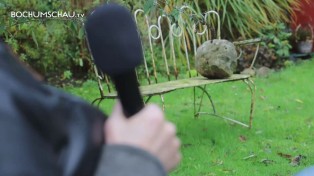 Der Kopf des Soldaten vom Kriegerdenkmal in Bochum-Langendreer