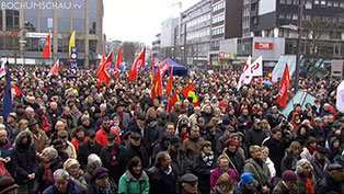 Opel-Solidaritätsfest in der Bochumer Innenstadt am 3. März 2013