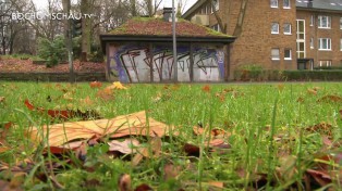 Abriss des alten Wärterhäuschens am Rechener Park in Bochum-Ehrenfeld