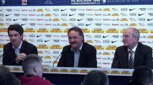 Pressekonferenz mit neuem VfL Bochum Cheftrainer Peter Neururer