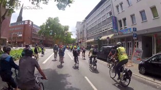 Erste Radwende-Demo in Bochum für eine fahrradfreundliche Stadt!