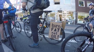 Zweite Radwende-Demo in Bochum mit dem Motto „Eine Kö für alle!“