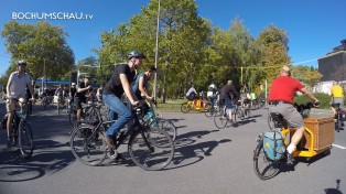 Zweite Radwende-Demo in Bochum mit dem Motto „Eine Kö für alle!“