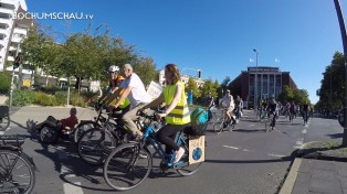 Zweite Radwende-Demo in Bochum mit dem Motto „Eine Kö für alle!“