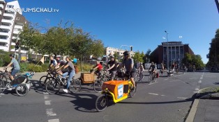 Zweite Radwende-Demo in Bochum mit dem Motto „Eine Kö für alle!“