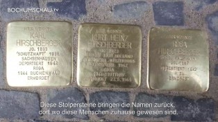 Stolpersteine in Bochum von Künstler Gunter Deming