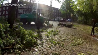 Sturm in Bochum verwüstet ganze Straßenzüge.