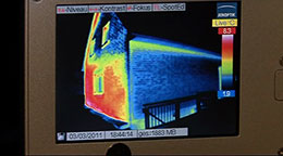 Thermografie - Wärmebild-Aufnahmen zur Analyse für Wärmedämmung