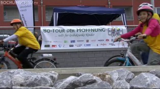 Spendenaktion "Tour der Hoffnung " für krebskranke Kinder