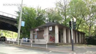 Altes Toilettenhäuschen und Trinkhalle am Schwanenmarkt Bochum