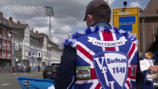 Fans feiern Aufstieg des VfL Bochum 1848 in die Bundesliga