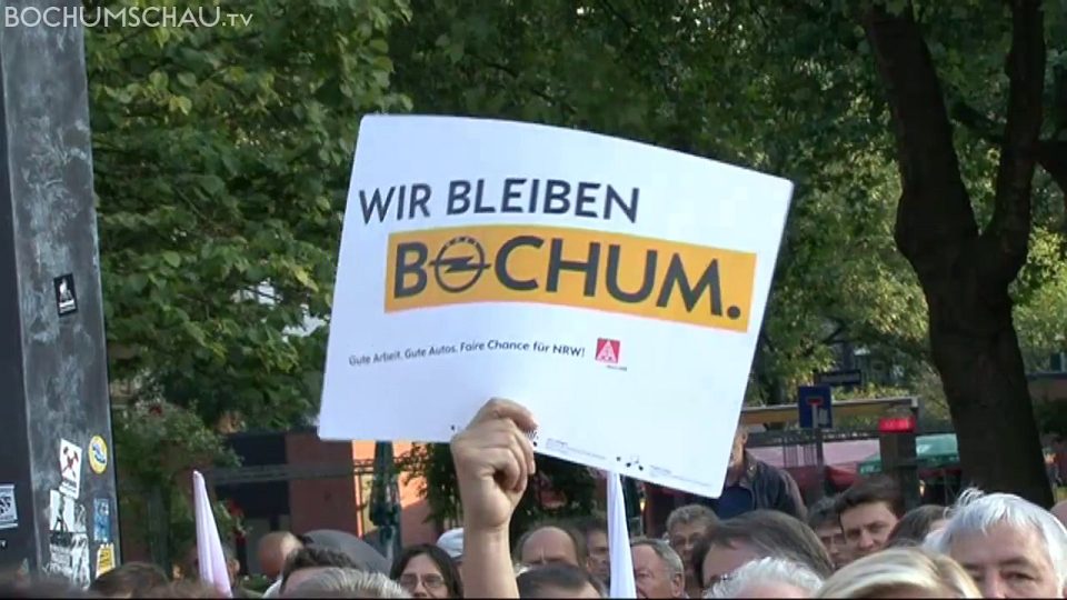 Wir sind Opel! Solidarität von Bochumer Künstlern und Schauspielern