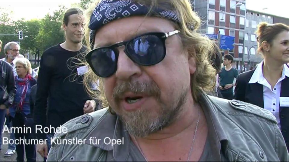 Wir sind Opel! Solidarität von Bochumer Künstlern und Schauspielern
